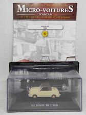 Micro voitures d'Antan N°4 -DE ROVIN D4  (1953) sous blister  + Livret   altaya