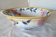 SALADIER PORCELAINE DE PARIS AURORE TROPICALE VINTAGE FLEUR BAMBOU