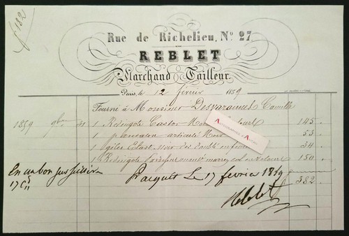 Reblet marchand tailleur - ●,