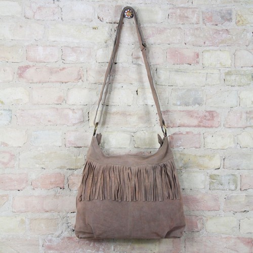 Sac cuir frange lucinda - de,