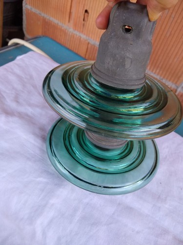 Ancien isolateur verre de - ancien,