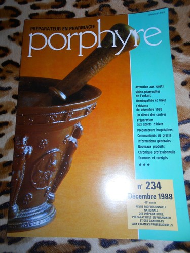 Revue porphyre préparateur - revue,