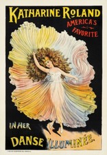 DANSEUSE KATHARINE ROLAND Raue-POSTER HQ 50x70cm d'une AFFICHE VINTAGE