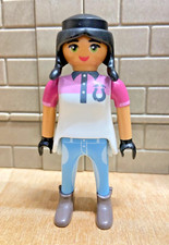 PLAYMOBIL Personnage Femme Cavalière Botte Equitation 08 CUSTOM RARE VINTAGE