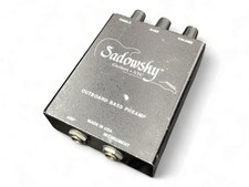 Pédale d'effets préampli SADOWSKY OUTBOARD BASS PREAMP testée et fonctionnell...