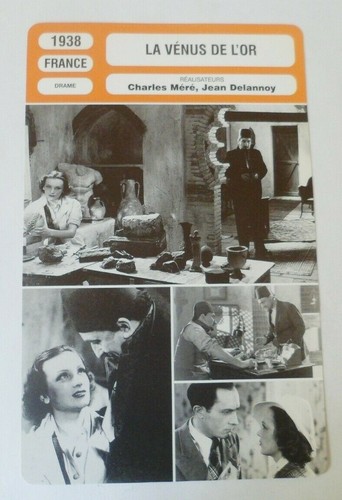 Carte fiche cinema 1938 - carte,
