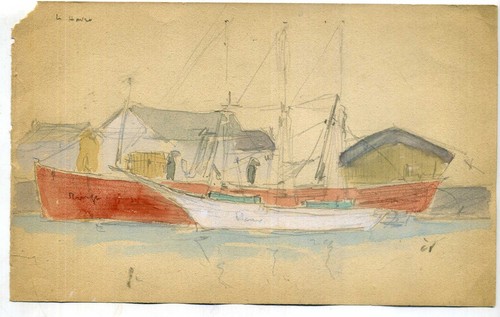 Ernest vauthrin aquarelle - ernest,