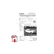 1966 NSU Typ 110 Testblatt