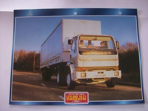Carte fiche camion tracteur - camion,