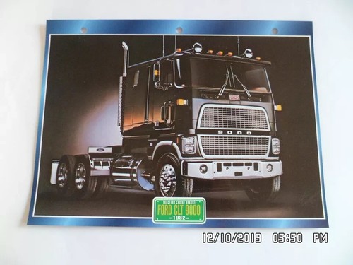 Carte fiche camion - carte,