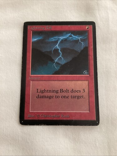 Beta lightning bolt mtg - ***beta,