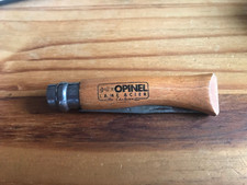 COUTEAU OPINEL N°7 - LAME ACIER AU CARBONE - MADE IN FRANCE - BON ETAT !