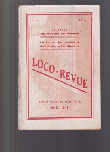 Loco revue tenders - loco, n°30