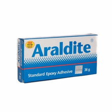 Araldite Standard Epoxy 36g Adhesive Colle Tubes Résine 20g HARDENER 16G