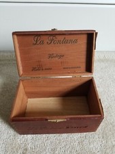 La Fontana Vintage Empty Finish Coat Solid Wood Cigar Box