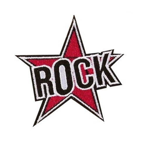 Patch écusson let rock - patch, let's