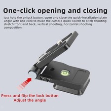 Plaque de dégagement rapide pour appareil photo Adaptateur de montage pour