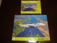 PUZZLE PUBLICITAIRE AIR BALTIC 48 PIECES avion