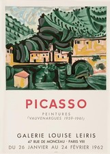 Pablo Picasso, Affiche, Peintures (Vauvenargues (1959-1961)