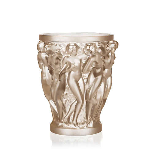 Lalique bacchantes vase - lalique, xl
