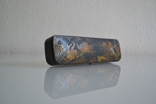 Ancien plumier carton bouilli - carton,
