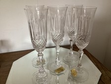 5 Flûtes  A Champagne Cristal