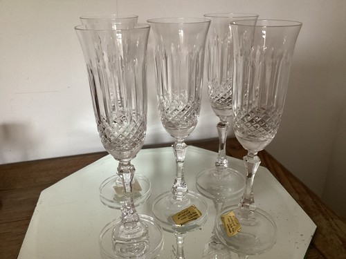 Flûtes champagne cristal - 5,