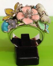 Bague FLEURS PAPILLON COEUR