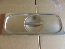 COUVERCLE INOX DE BAC GASTRO RIEBER NORMSET GN 2/8 132x325mm GASTRONORM 84030123