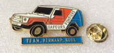 pin's  lapel pins vintage RALLYE RAID 4X4 SAPEURS POMPIERS TEAM BERNARD RUEL