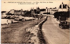 CPA PONTAILLAC-ROYAN - Les Villas Golf-Hotel les Falaises et Route de (104618)