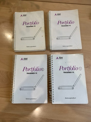Atari portfolio manual - portfolio,