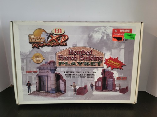Bombed french building playset - french,