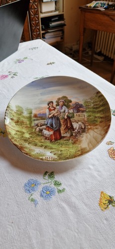 Ancienne assiette porcelaine - ancienne,