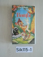 K7 VHS  WALT DISNEY BAMBI  les