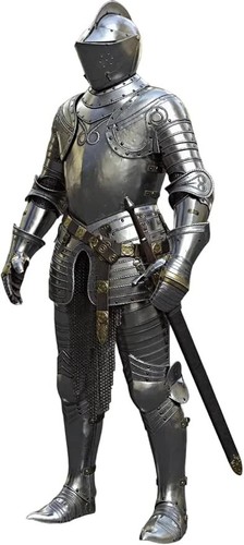 Combinaison armure combat - de,