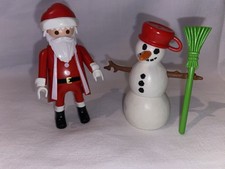 Playmobil Père Noël Et Bonhomme De Neige Christmas