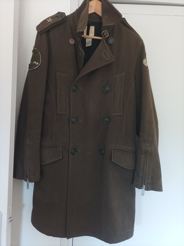 Manteau kaki style militaire