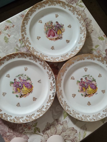 Lot assiettes porcelaine de - 3,
