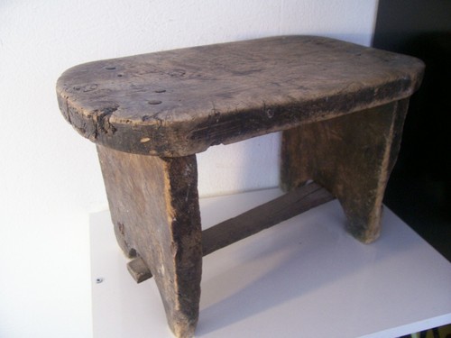Ancien tabouret africain - tabouret,