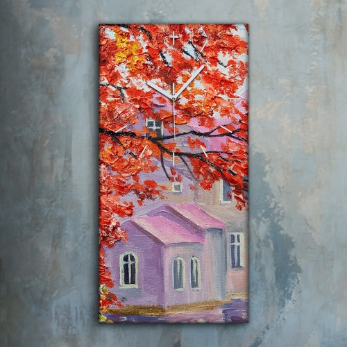 Horloge décorative sur toile