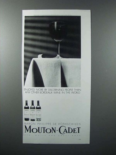 1979 mouton cadet wine - wine,