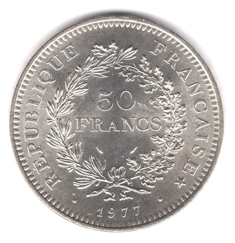 Francs hercule 1977 en - 50,