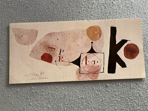 Carton lithographie bissier - carton, j.