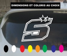 Sticker autocollant Zarco Moto GP Véhicule Coloris et taille au choix
