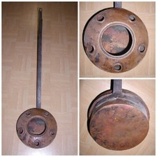 ANCIENNE BASSINOIRE EN CUIVRE ROUGE-PROVENANCE HAUTE-SAVOIE-19°SIECLE