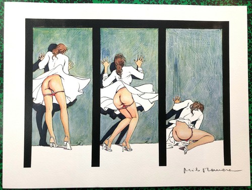 Manara tirage imprimé signé - manara,