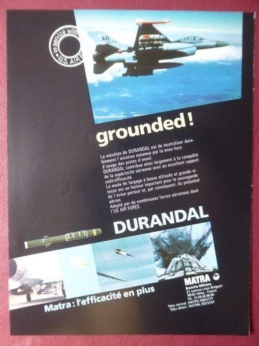 1987 pub matra defense - matra,