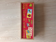 Jeu en bois Vilac – Domino géant petites bêtes