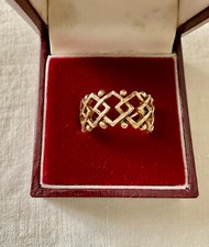 ANCIENNE BAGUE VERMEIL ARGENT